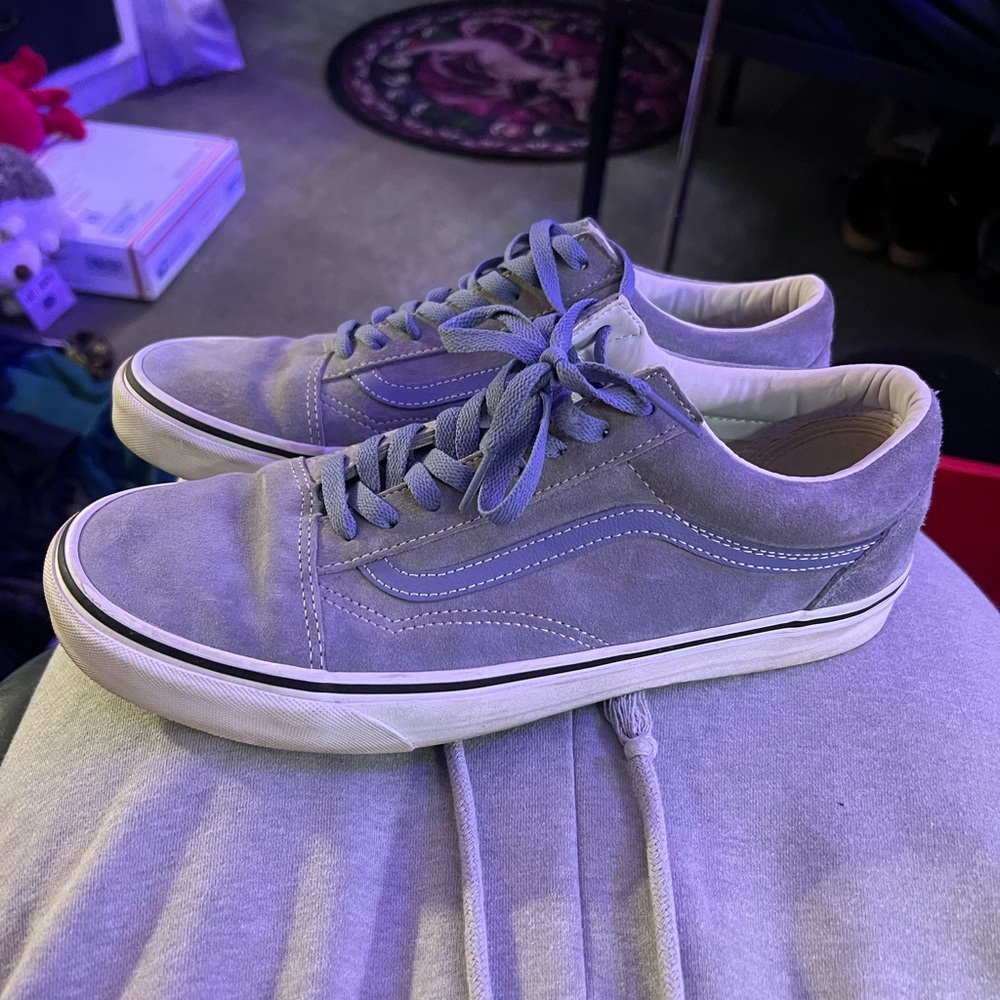 Vans Men's blue Suede Sneakers